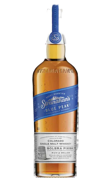 Explore the bold flavors of Stranahan's Blue Peak Single Malt. High-altitude crafted, Solera-finished, and full of layered complexity, it’s perfect for sipping or mixing.