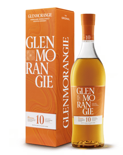 Savor the smooth elegance of Glenmorangie The Original 10 Years Old. Aged in ex-bourbon oak casks, it features citrus, vanilla, and honeyed notes with a long, gentle finish. Perfect for any occasion.