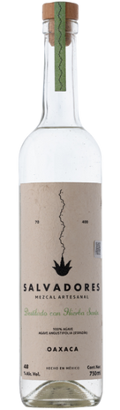 Salvadores Mezcal Destilado con Hierba Santa
