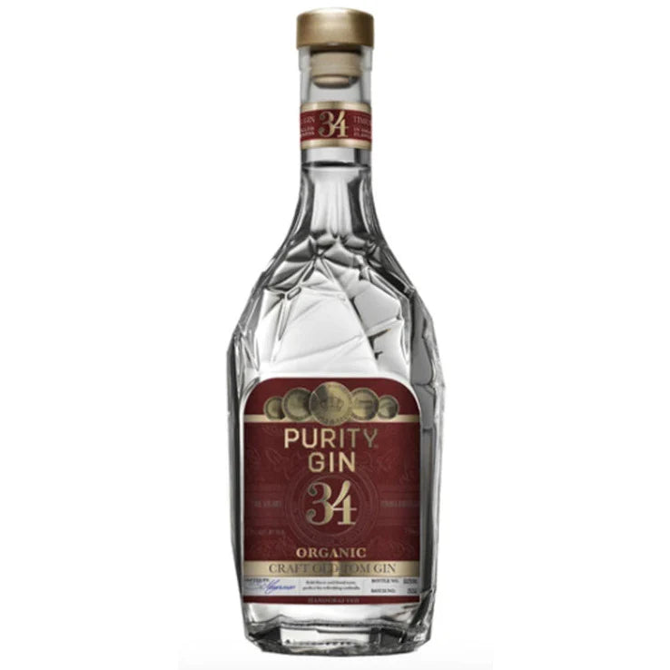 Discover Purity Old Tom 34 Organic Gin, expertly crafted with organic botanicals for a smooth, flavorful experience. Perfect for cocktails or sipping.