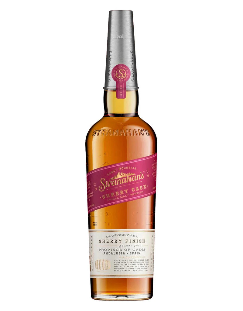 Discover Stranahan’s Sherry Cask Single Malt, expertly aged with Rocky Mountain barley and finished in Oloroso sherry casks. Bold flavors, rich character—elevate your whiskey experience today!