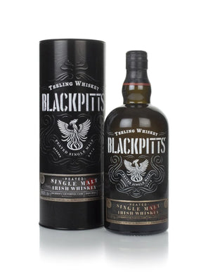 Discover Teeling Blackpitts Peated Irish Whiskey—a bold, smoky single malt crafted from peated barley and aged in Sauternes & bourbon casks. Try it today!