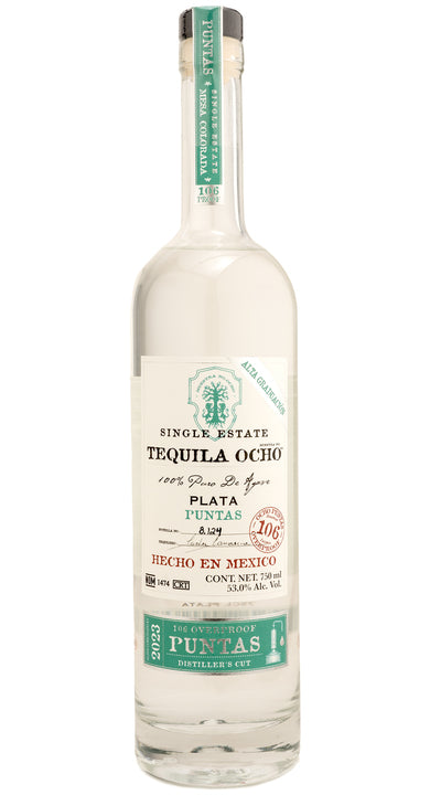 Tequila Ocho Puntas Single Estate Tequila Plata