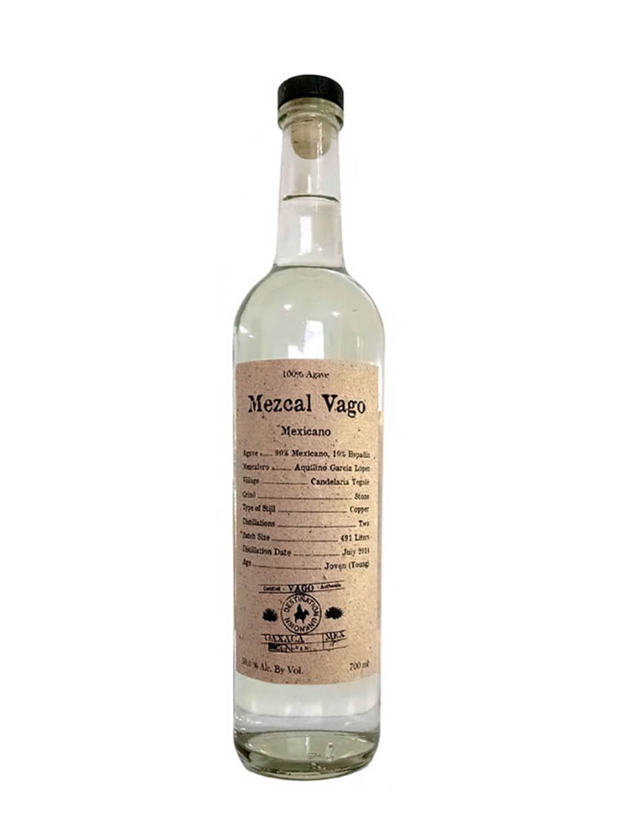 Discover Mezcal Vago Mexicano Los Hijos de Aquilino Garcia. Handcrafted from wild Mexicano agave, this mezcal offers exquisite flavors of herbs, citrus, and smoky depth.