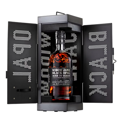 Explore Widow Jane Black Opal 20 Year, a rich bourbon aged to perfection for two decades. Notes of dark chocolate, dried fruit, and oak. Limited edition – order now!