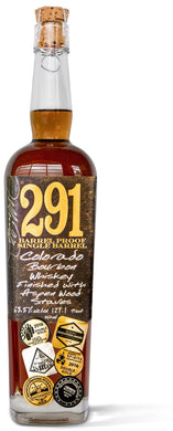 Distillery 291 Barrel Proof Single Barrel Whiskey 750ml 63.8%