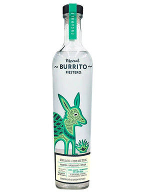 Burrito Fiestero Mezcal Artesanal Joven Durango Ensamble Verde Cenizo 750 ml