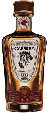 Explore Carrera Double Distilled Tequila Añejo, crafted from 100% Blue Weber Agave. Aged in oak barrels, it delivers rich vanilla, caramel, and oak flavors.