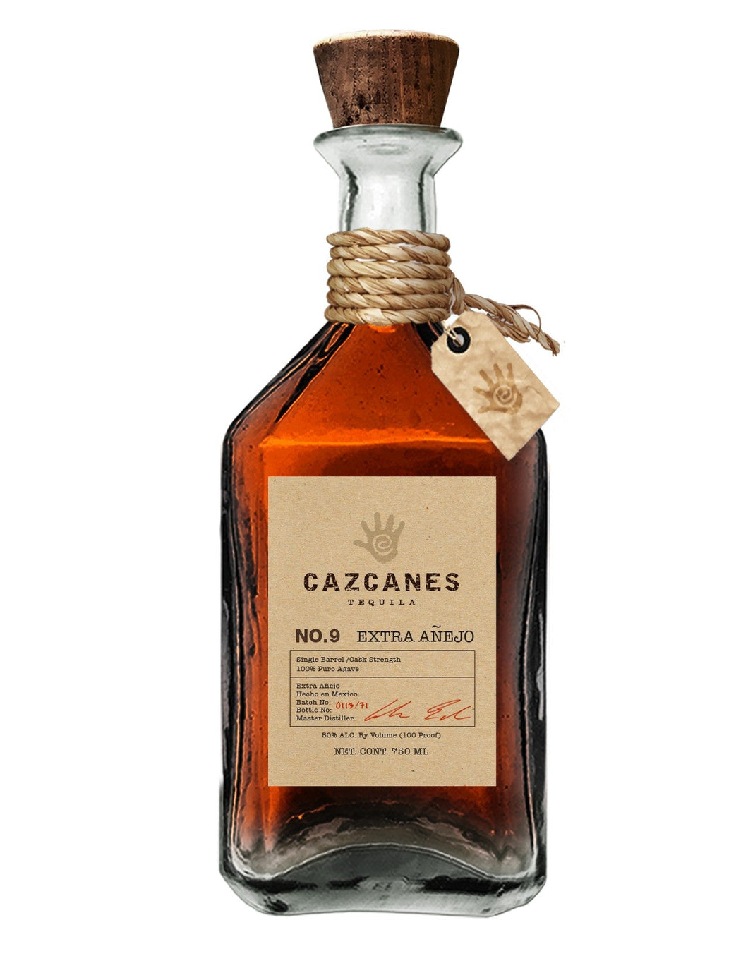 Cazcanes No.9 Extra Anejo Limited Edition Single Barrel Cask Strength Tequila