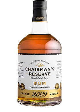 Chairmans Reserve Rum Finest Saint Lucia Vintage 2009 750 ml