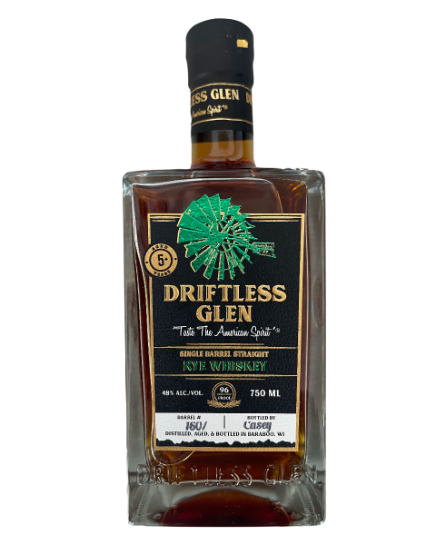 Driftless Glen Distillery Single Barrel Cask Strength Straight Rye Whiskey