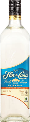 Enjoy the smooth elegance of Flor de Caña 4 Extra Seco rum. Aged 4 years, this carbon-neutral, Fair Trade rum is perfect for cocktails or sipping neat.