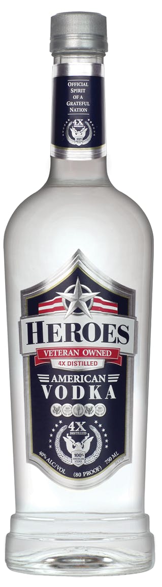 Heroes Veteran Owned American Vodka