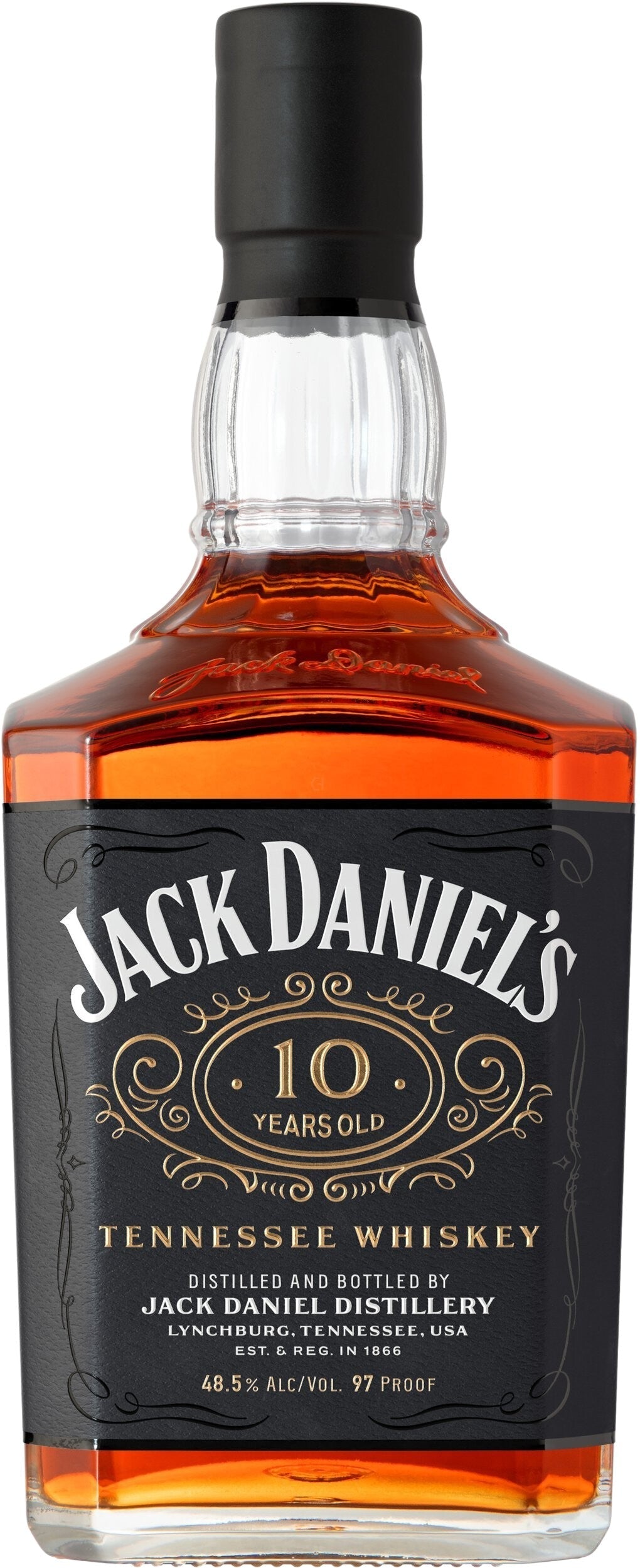 Jack Daniels 10 Years Old Tennessee Whiskey