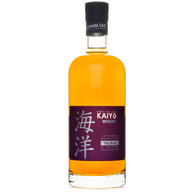 Discover Kaiyo ‘The Rubi’ Ruby Port Cask—a Japanese whisky aged in unique ruby port casks for a velvety smooth, richly layered tasting experience.  