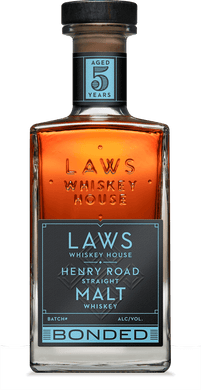 Laws Whiskey House Henry Road Straight Malt Whiskey Bonded