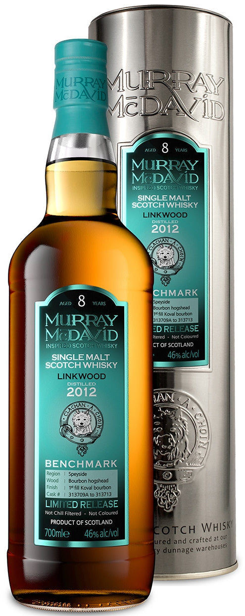 Murray McDavid Benchmark Linkwood 8 Year Old Single Malt Scotch Whisky
