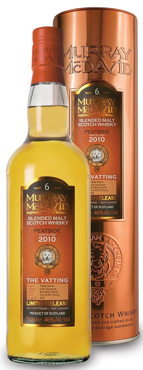 Murray McDavid The Vatting Peatside 6 Year Old Blended Scotch Malt Whisky