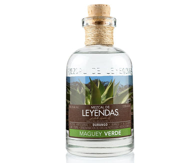 Mezcal de Leyendas Maguey Verde Blanco Mezcal Artesanal