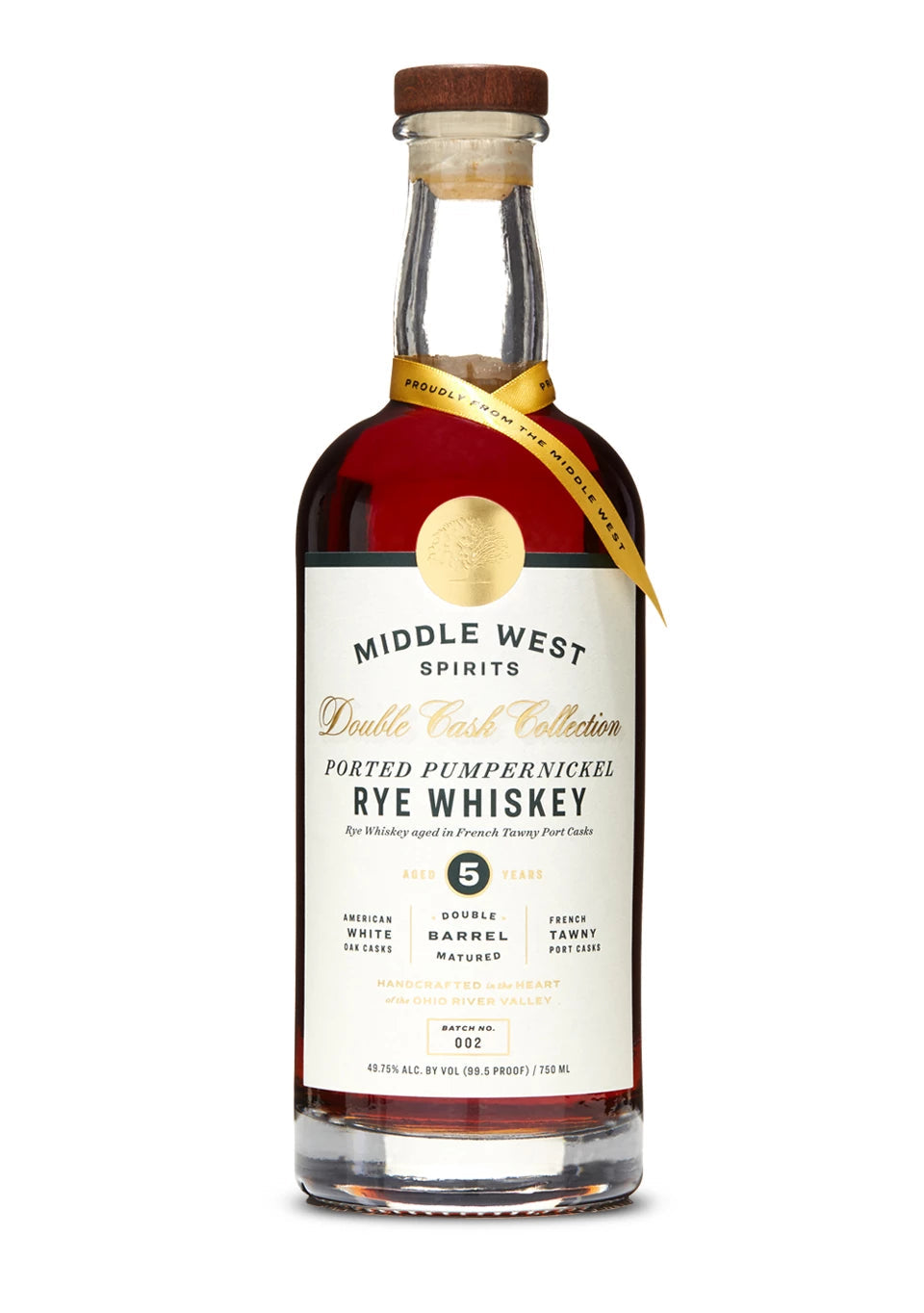 Middle West Spirits Double Cask Collection Pumpernickel Rye Whiskey
