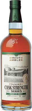 Smooth Ambler Founders Cask Strength Series Rye Whiskey