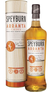 Explore the bold flavors of Speyburn Arranta Single Malt Scotch. A limited release matured in first-fill bourbon casks, perfect for collectors and whisky lovers.  