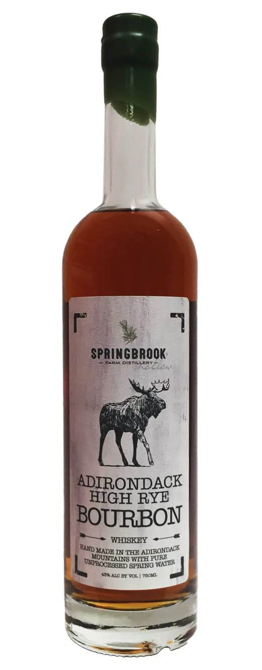 Springbrook Farm Distillery Adirondack High Rye Straight Bourbon