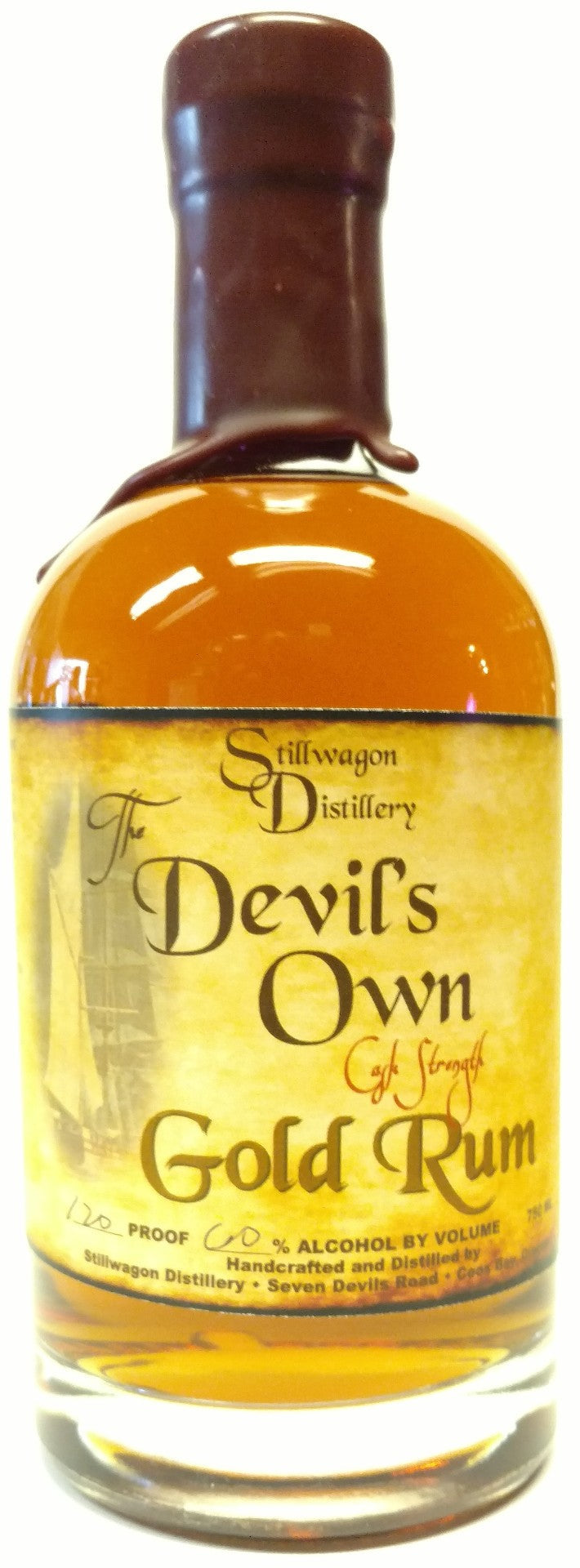 Stillwagon Distillery The Devils Own 120 Proof Gold Rum